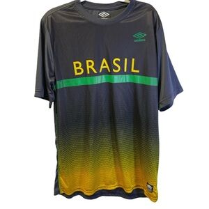 Umbro Brasil soccer jersey climate control ombre print xl